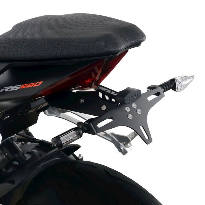 Support de plaque R&G RACING - noir Aprilia | Oxmoto