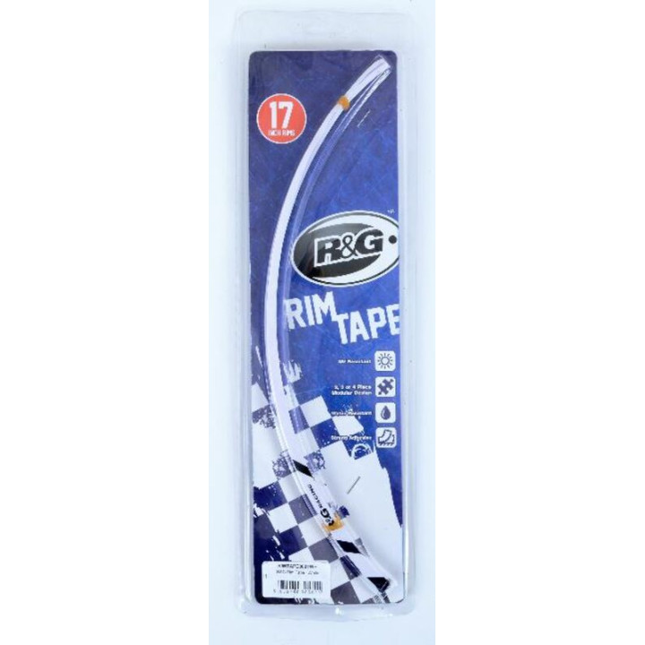 Liseré de jantes R&G RACING 17'' blanc | Oxmoto