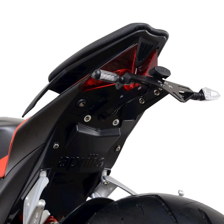 Support de plaque R&G RACING - noir Aprilia | Oxmoto