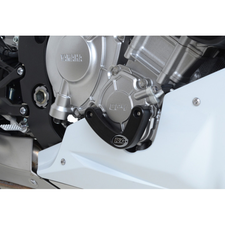 Slider moteur droit R&G RACING noir Yamaha YZF-R1 | Oxmoto
