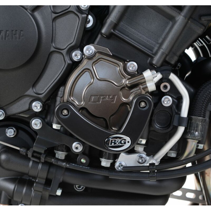 Slider moteur droit R&G RACING noir Yamaha YZF-R1 | Oxmoto