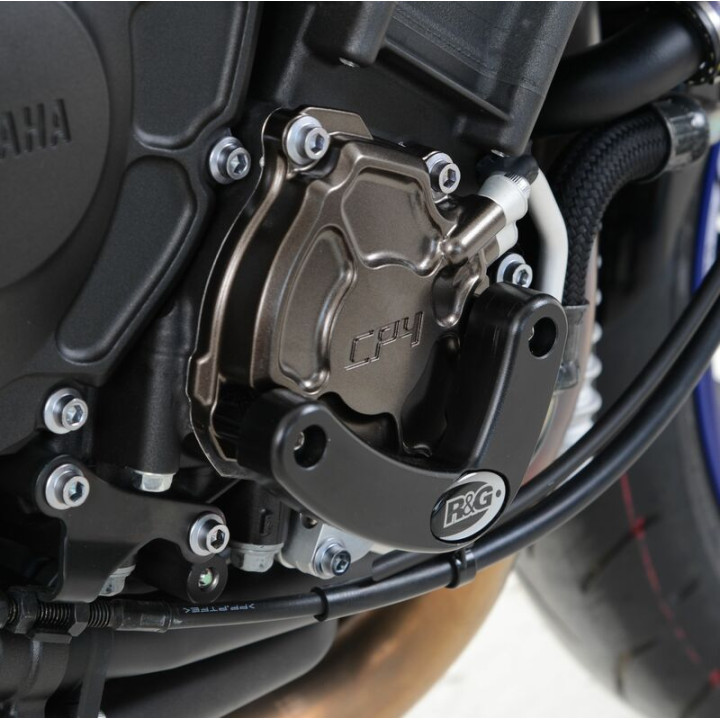 Slider moteur droit R&G RACING noir Yamaha YZF-R1 | Oxmoto