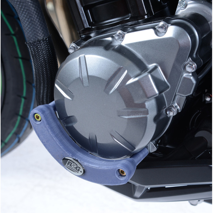 Slider moteur gauche R&G RACING noir Kawasaki Z900 | Oxmoto
