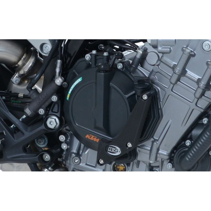 Slider moteur droit R&G RACING noir KTM 790 Duke | Oxmoto