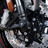 Protection de fourche R&G RACING noir Kawasaki ZH2 | Oxmoto