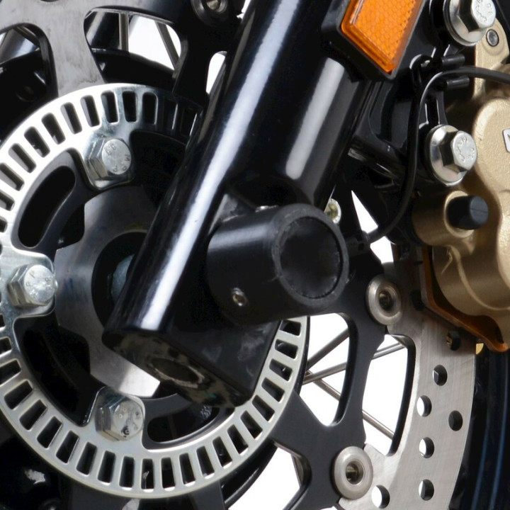 Protection de fourche R&G RACING noir Royal Enfield | Oxmoto