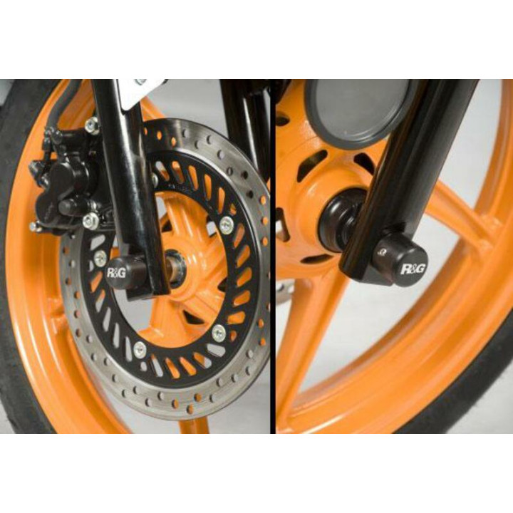 Protection de fourche R&G RACING noir Honda | Oxmoto