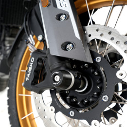 Protections de fouche R&G Racing Apex - noir | Oxmoto