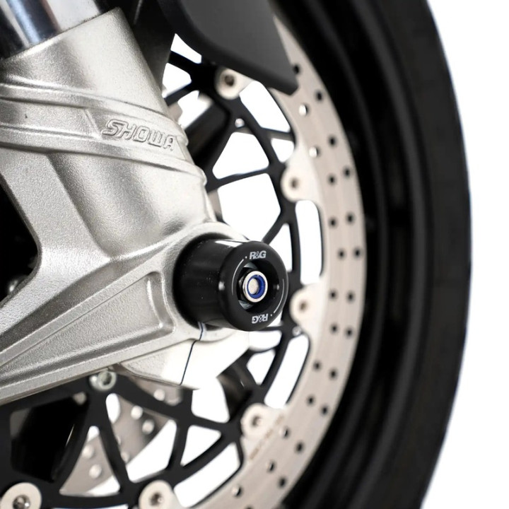 Protection de fourche R&G RACING - noir FP0282BK | Oxmoto