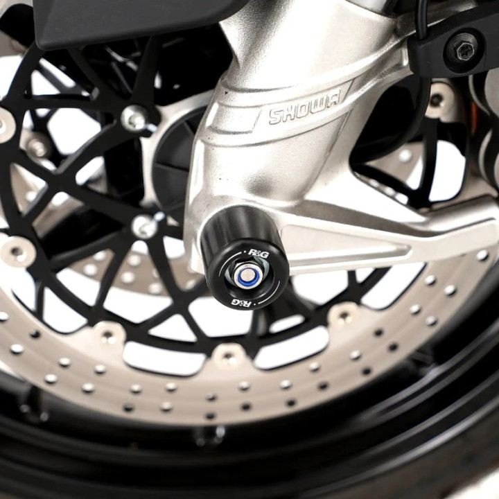 Protection de fourche R&G RACING - noir FP0282BK | Oxmoto
