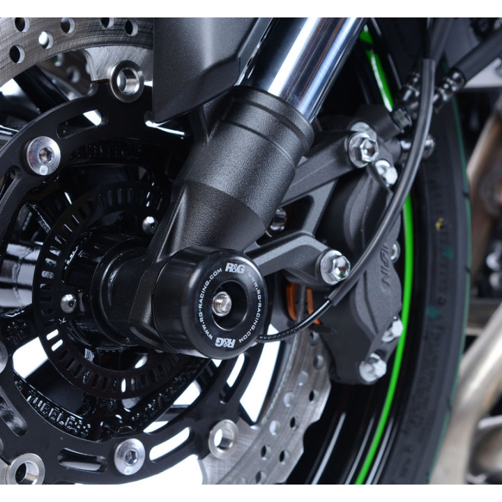 Protection de fourche R&G RACING noir Kawasaki Z900 | Oxmoto