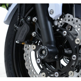 Protection de fourche R&G RACING noir Kawasaki Z650 | Oxmoto