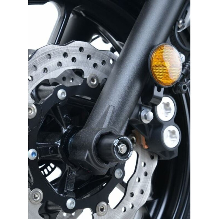 Protection de fourche R&G RACING noir Yamaha XSR700 | Oxmoto