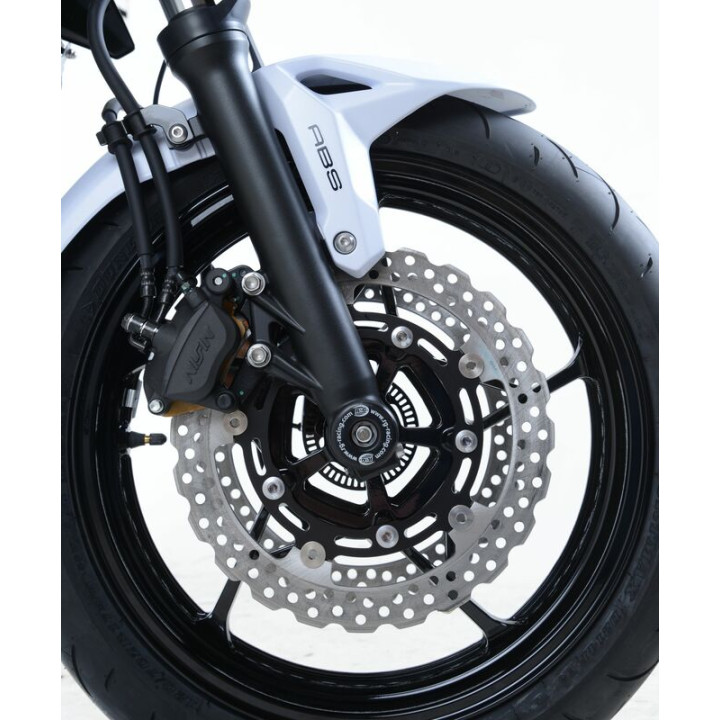 Protection de fourche R&G RACING noir Kawasaki Z650 | Oxmoto