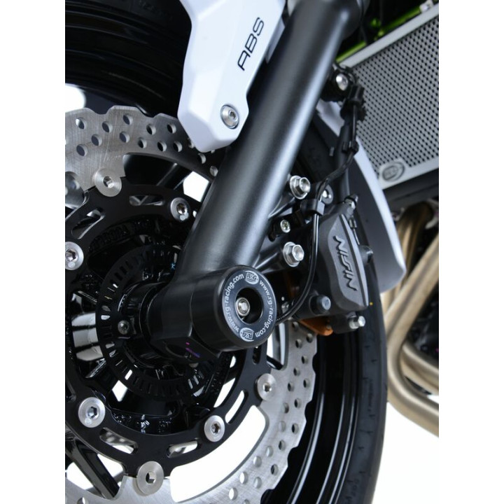 Protection de fourche R&G RACING noir Kawasaki Z650 | Oxmoto