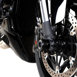 Protection de fourche R&G RACING noir FP0276BK | Oxmoto