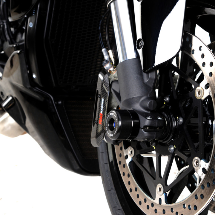 Protection de fourche R&G RACING noir FP0276BK | Oxmoto