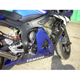 Protection de fourche R&G RACING noir Yamaha YZF-R6 | Oxmoto