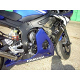 Protection de fourche R&G RACING noir Yamaha YZF-R6 | Oxmoto