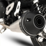 Protection de silencieux rond R&G RACING noir Ø115-140mm
