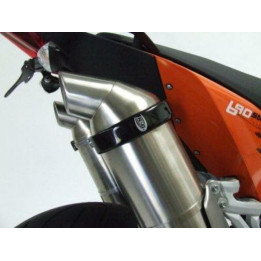 Protection de silencieux ovale R&G RACING noir | Oxmoto