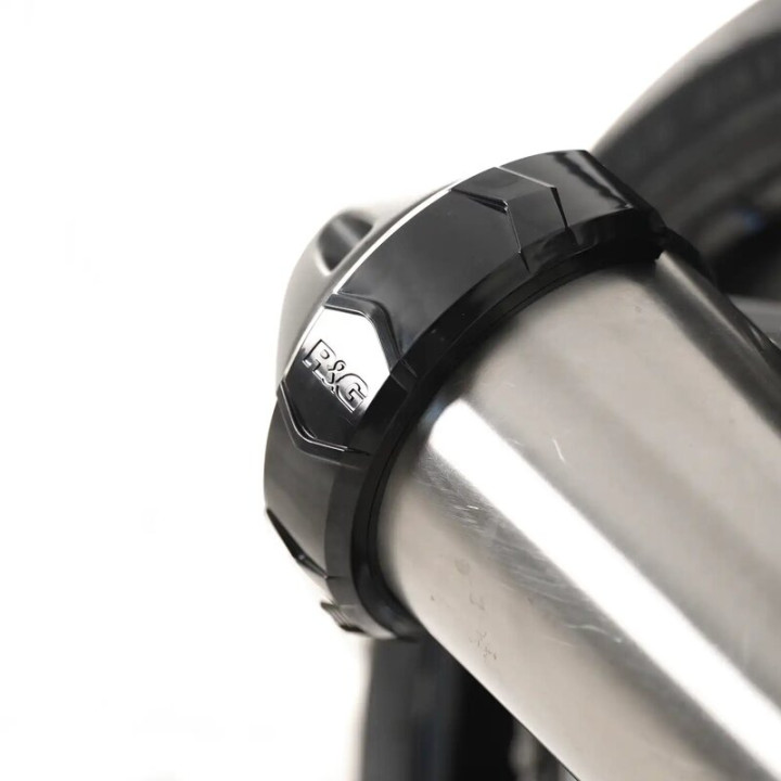 Protection de silencieux rond R&G RACING noir Ø115-140mm