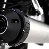 Protection de silencieux rond R&G RACING noir Ø115-140mm