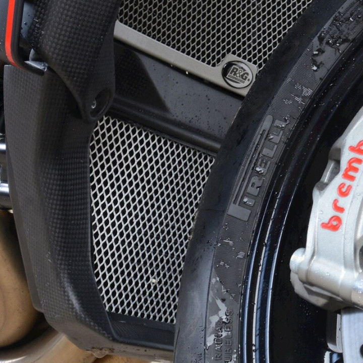 Protection de radiateur d'huile R&G RACING - MV Agusta Brutale 1000RR OCG0040BK
