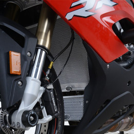 Protection de radiateur R&G RACING - rouge BMW | Oxmoto