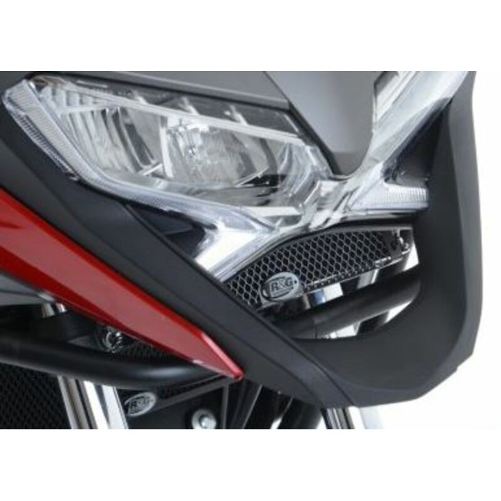 Protection de radiateur R&G Racing titane - Honda VFR800X Crossrunner OCG0024BK