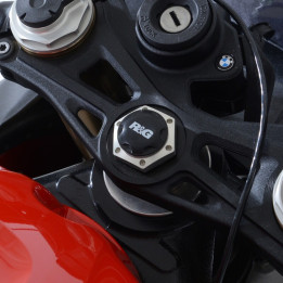 Insert écrou de direction R&G RACING - noir | Oxmoto