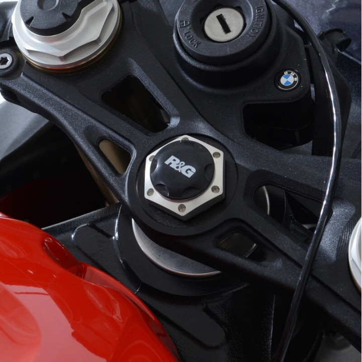 Insert écrou de direction R&G RACING - noir | Oxmoto