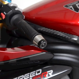 Embouts de guidons R&G RACING BE0194BK | Oxmoto