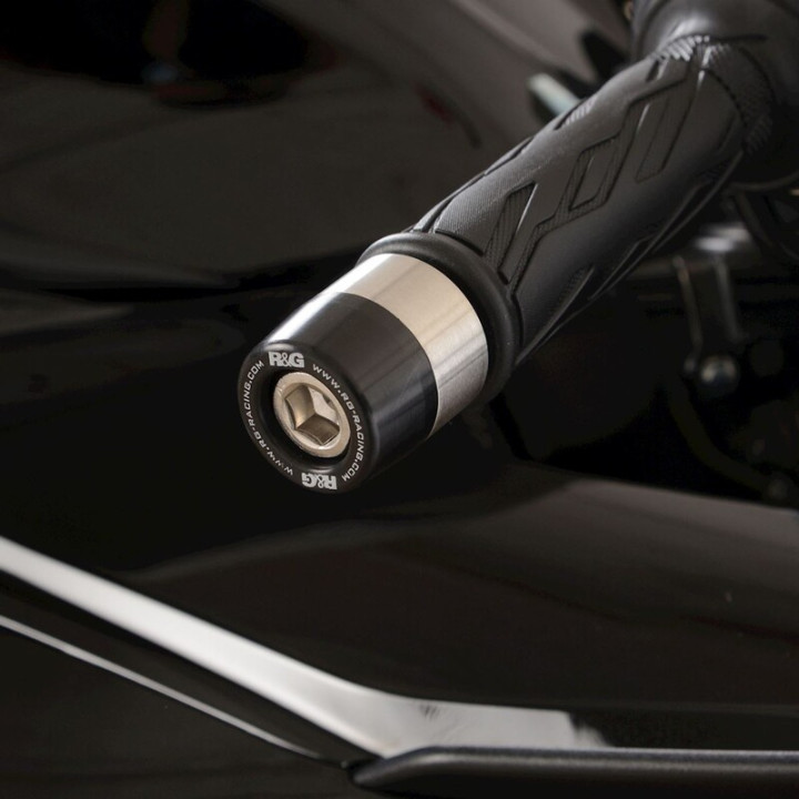 Embouts de guidon R&G RACING Noir - Suzuki Hayabusa | Oxmoto