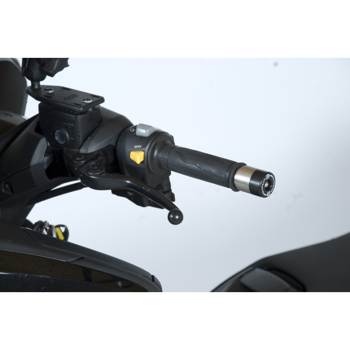 Embouts de guidon R&G RACING noir Yamaha | Oxmoto