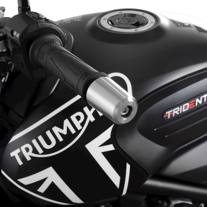Embouts de guidon R&G RACING Inox - Triumph | Oxmoto