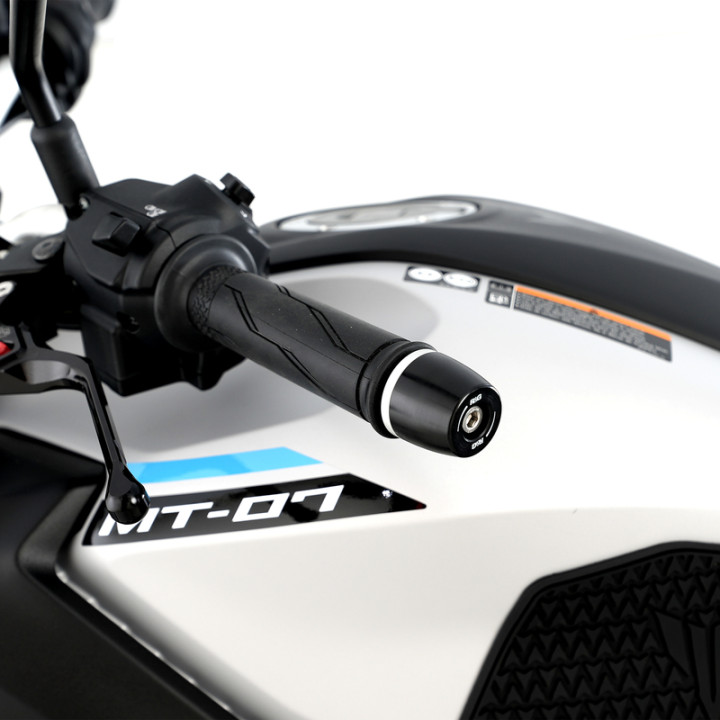 Embouts de guidon Apex R&G RACING BE0232BK | Oxmoto