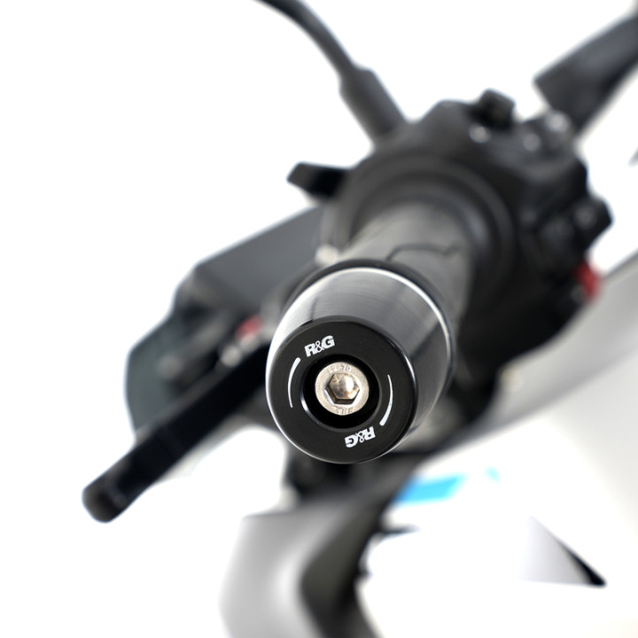 Embouts de guidon Apex R&G RACING BE0232BK | Oxmoto