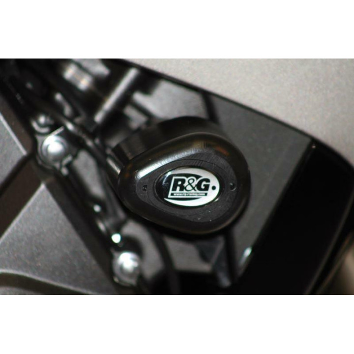 Tampons de protection R&G RACING Aero noir Honda CBR600RR CP0199BL