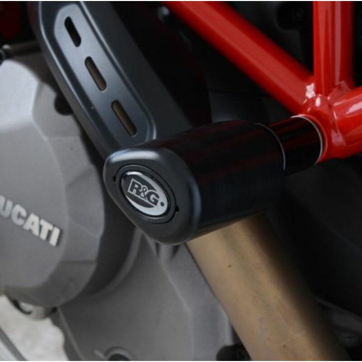 Tampon Aero R&G RACING noir Ducati 950 Hypermotard | Oxmoto