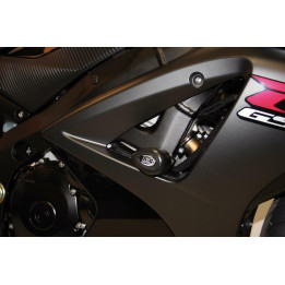 Tampons de protection R&G RACING Aero noir Suzuki GSX-R1000 CP0201BL