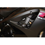 Tampons de protection R&G RACING Aero noir Suzuki GSX-R1000 CP0201BL