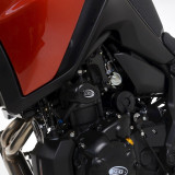 Tampons de protection R&G RACING Aero - noir Yamaha Tracer