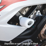 Tampon Aero R&G RACING noir BMW S1000RR | Oxmoto