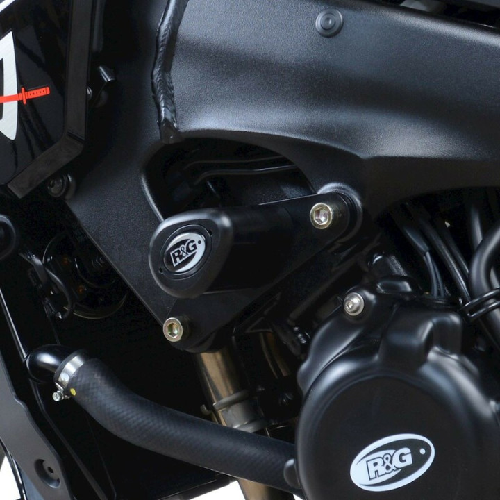 Tampons R&G RACING Aero noir | Oxmoto