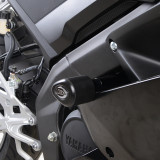 Tampons de protection R&G RACING Aero noir Yamaha YZF-R125 CP0461BL