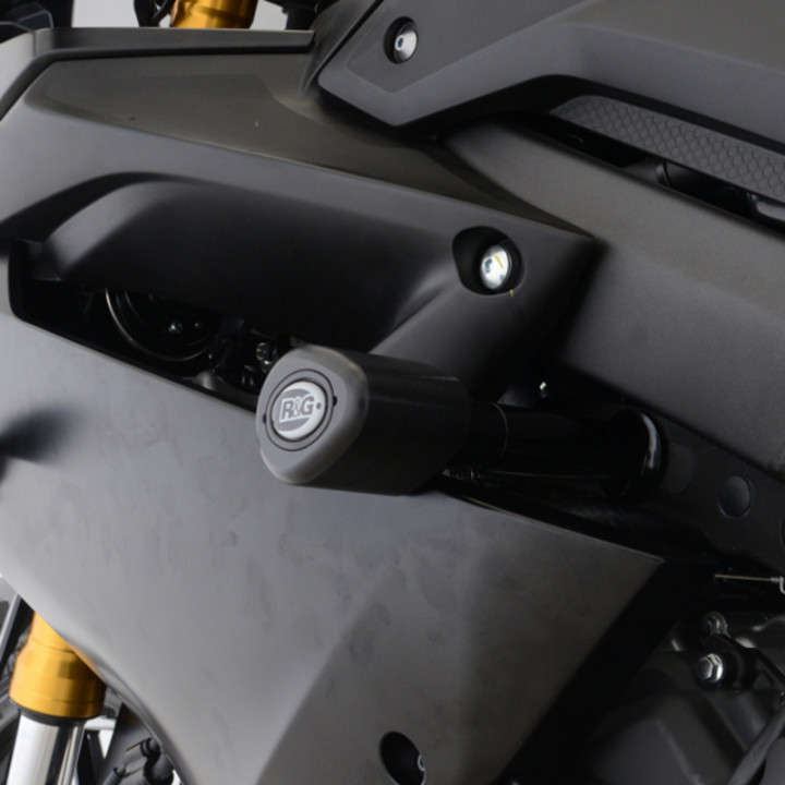 Tampons de protection R&G RACING Aero noir Yamaha YZF-R125 CP0461BL