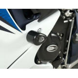 Tampons de protection R&G RACING Aero noir Suzuki GSX-R600/750 CP0279BL