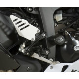 Tampons de protection R&G RACING Aero noir Kawasaki ZX6R 636