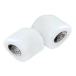 Tampons de protection R&G RACING Aero - blanc Suzuki Hayabusa